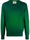 Vivienne Westwood Faded L/s Pullover Colour: Green