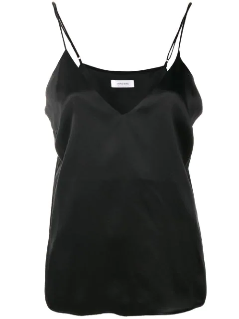satin camisole black