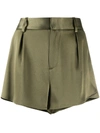 Alice And Olivia Alden High Waist Butterfly Short In Green