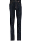 Kenzo Classic Regular Fit Jeans In Blue