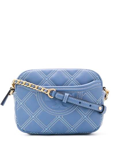 Tory Burch Fleming Soft Crossbody Bag In Blue