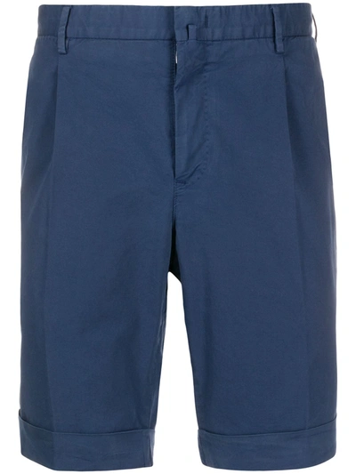 Pt01 Straight-leg Bermuda Shorts In Blue