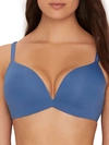 Calvin Klein Form Convertible Deep Plunge Push-up Wireless Bra In Minnow