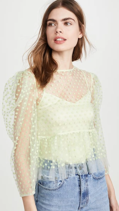 Naya Rea Alessandra Blouse In Mint