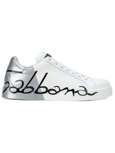 Gucci Portofino Sneakers In White