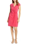 Tommy Bahama Carmela Faux Wrap Dress In Amaranth