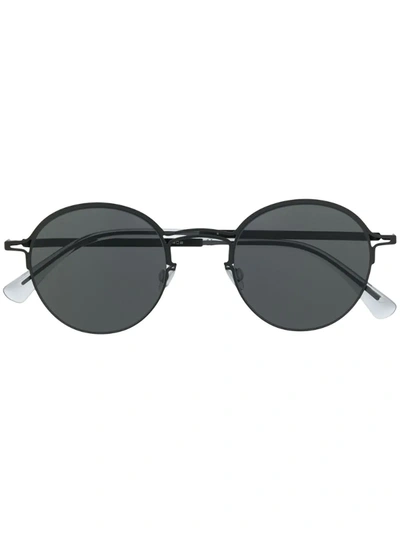 Mykita+maison Margiela Round Tinted Sunglasses In Black