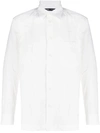 Issey Miyake Long Sleeve Creases-detail Shirt In White