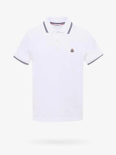 Moncler Polo Shirt In White