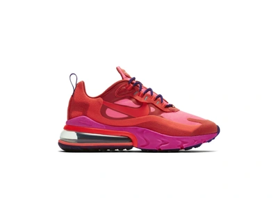 Pre-owned Nike Air Max 270 React Mystic Red (women's) In Mystic Red/pink Blast/habanero Red