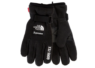 Pre-owned Supreme  The North Face Rtg Fleece Glove Black