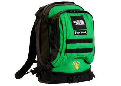 Pre-owned Supreme  The North Face Rtg Backpack Bright Green