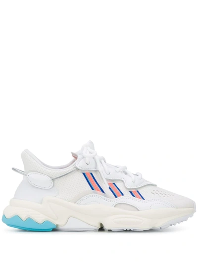 Adidas Originals Ozweego Low Top Sneakers In White