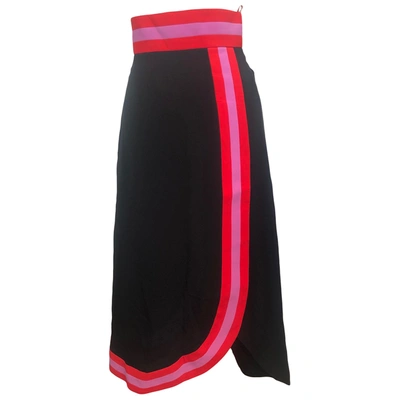 Pre-owned Roksanda Silk Mid-length Skirt In Black