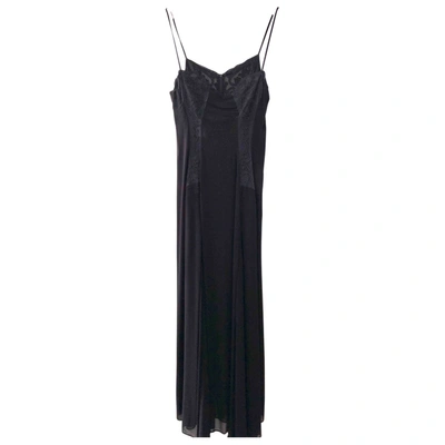 Pre-owned Alberta Ferretti Maxi Dress In Black