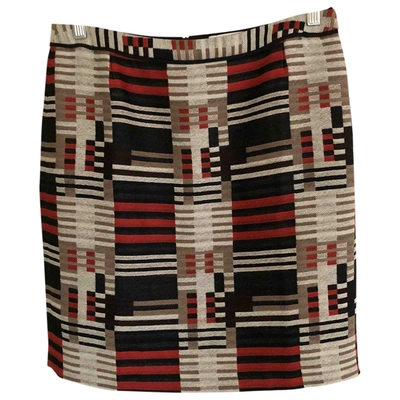 Pre-owned Hugo Boss Mid-length Skirt In Multicolour