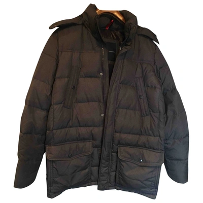 Pre-owned Tommy Hilfiger Puffer In Grey