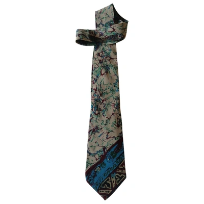 Pre-owned Jean Paul Gaultier Silk Tie In Multicolour