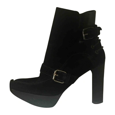 Pre-owned Jean Paul Gaultier Ankle Boots In Black