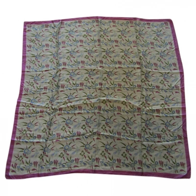 Pre-owned Giorgio Armani Silk Handkerchief In Multicolour