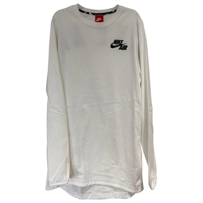 Pre-owned Nike White Cotton T-shirt