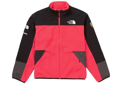 Pre-owned Supreme  The North Face Rtg Fleece Jacket Bright Red
