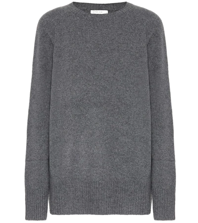 The Row Sibel Wool & Cashmere Knit Sweater In Grey
