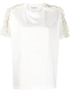 Moncler Oversize Ruffle T-shirt In White