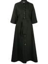 P.a.r.o.s.h Long Shirt Dress In Black