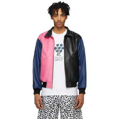 Noon Goons Tri Me Colorblock Jacket In Blkpinkblue ModeSens