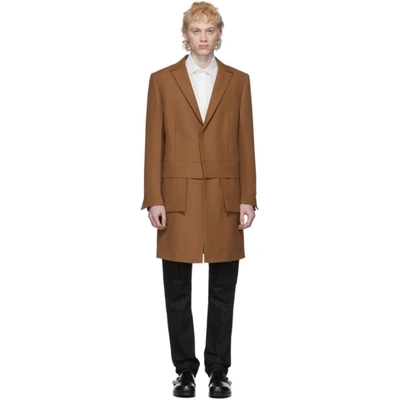 Alyx Brown Apex Coat In Brw0004-cam