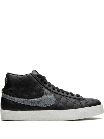 Nike X Supreme Blazer Sb Sneakers In Black