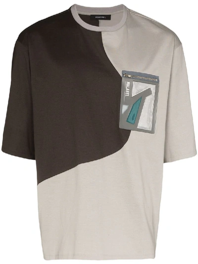 Nulabel Pocket Front T-shirt In Grey