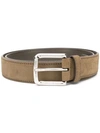 Church's Square Buckle Belt In Aqy Mud