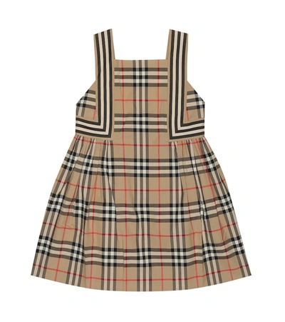 Burberry Kids' Girl's Astrid Iconic-print Dress In Check