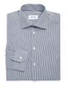 Eton Men's Contemporary-fit Striped Dress Shirt In Blue