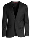 Hugo Men's Arlido Slim-fit Single-breasted Jacket In Black