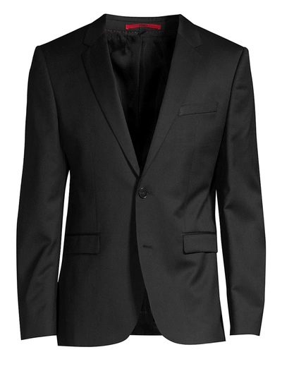 Hugo Men's Arlido Slim-fit Single-breasted Jacket In Black