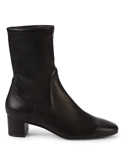 stuart weitzman siggy 60 leather bootie
