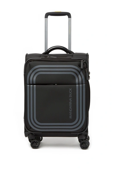 Mandarina Duck Bilbao 22-inch Cabin Trolley Suitcase In Black