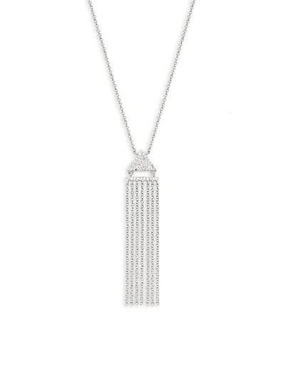 Saks Fifth Avenue 14k White Gold & Diamond Pendant Necklace