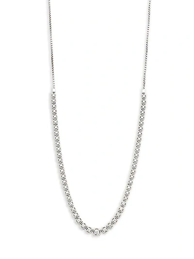 Saks Fifth Avenue 14k White Gold & Diamond Necklace