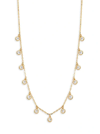 Adriana Orsini Goldtone & Cubic Zirconia Shaker Necklace