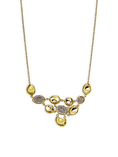 Ippolita 18k Yellow Gold & Diamond Bib Necklace