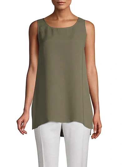 Lafayette 148 Ruthie Silk Blouse In Cornsilk