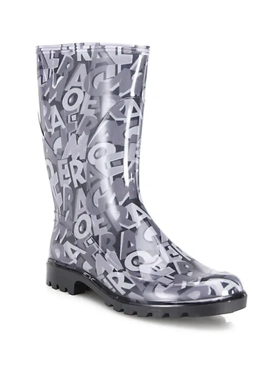 Ferragamo Farabel Rain Boots In Grey Multi