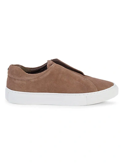 J/slides Luv Suede Slip-on Sneakers In Taupe