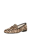 Sam Edelman Loraine Printed Calf Hair Loafers In Sand Leopard