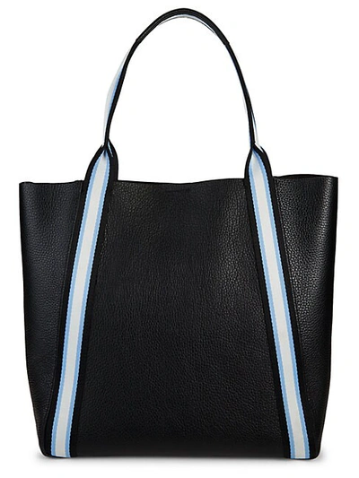 Botkier Trinity Leather Tote In Black