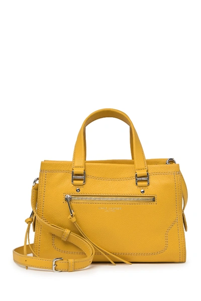 Marc Jacobs Cruiser Pebbled Leather Satchel In Goldenrod